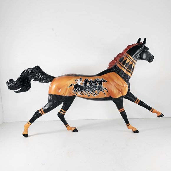 Breyerfest 2023 Horse Nemea Special Run Akhal Teke Mold #711613 - Picture 2 of 14